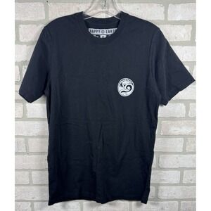 Happy Earth Organic Cotton T-Shirt Unisex Forest Moon Landscape Minimalist ECO‎